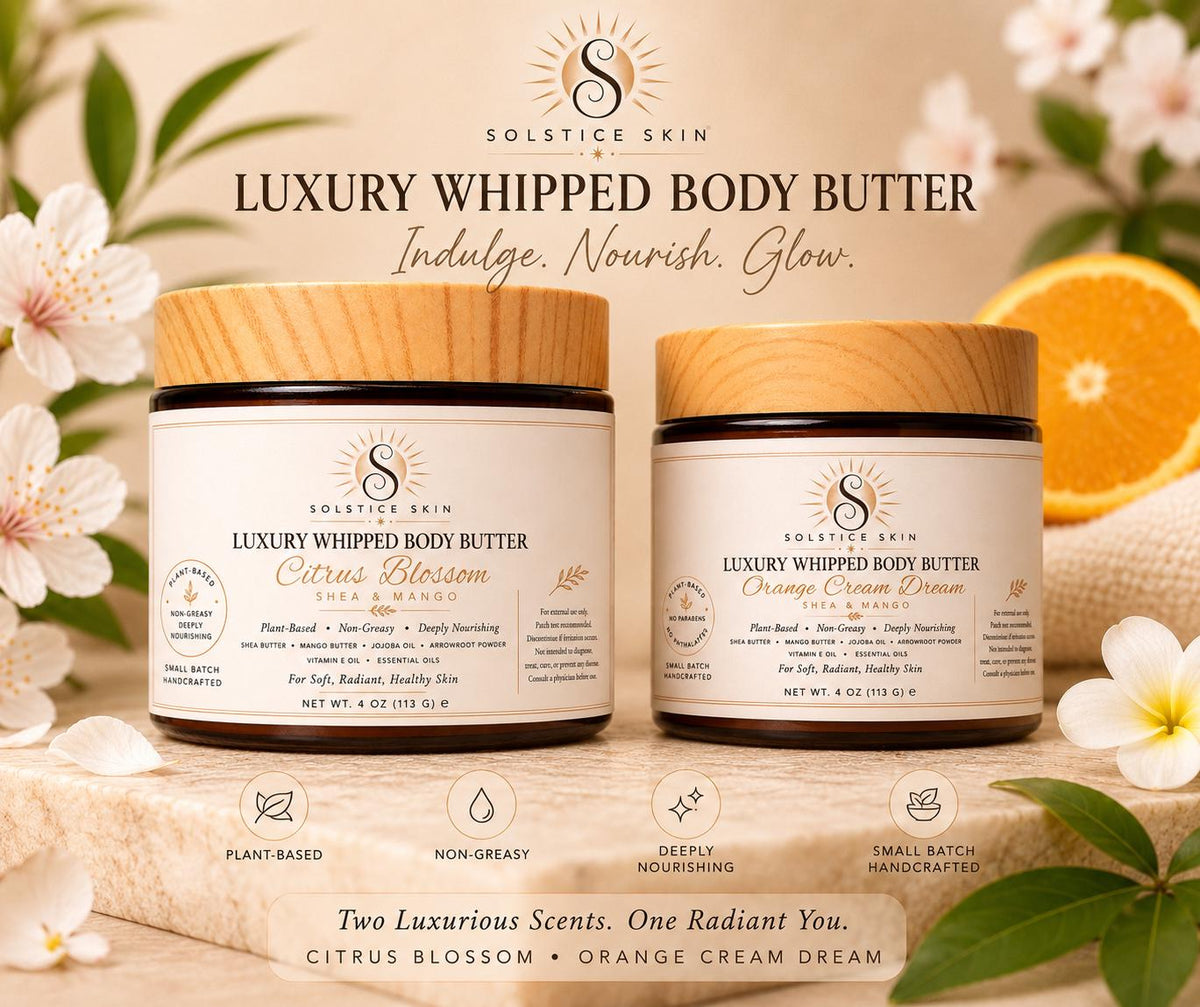 Luxury Whipped Body Butter | Shea, Mango (4 oz)- Orange Cream Dream