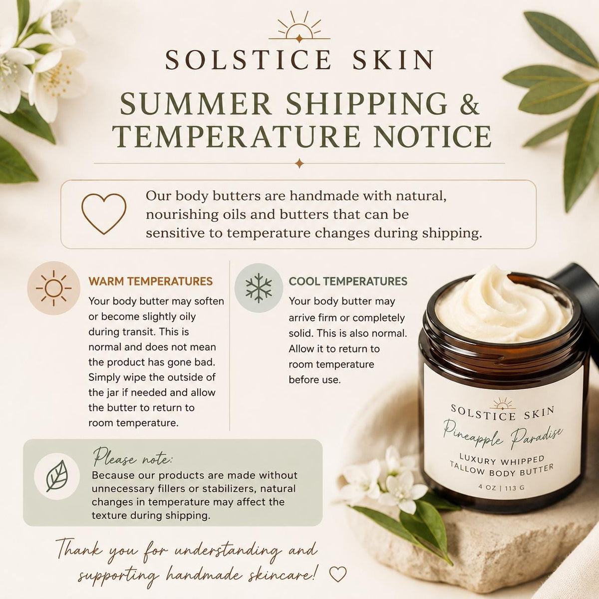Luxury Whipped Body Butter | Shea, Mango (4 oz)- Citrus Blossom