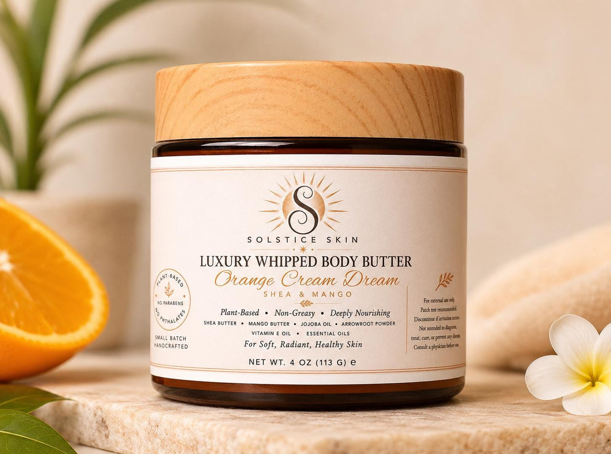 Luxury Whipped Body Butter | Shea, Mango (4 oz)- Citrus Blossom