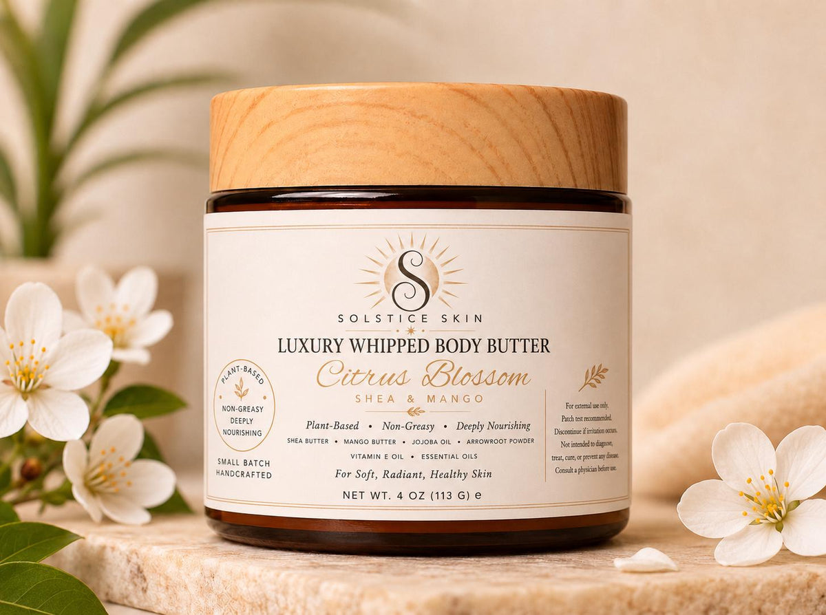 Luxury Whipped Body Butter | Shea, Mango (4 oz)- Orange Cream Dream